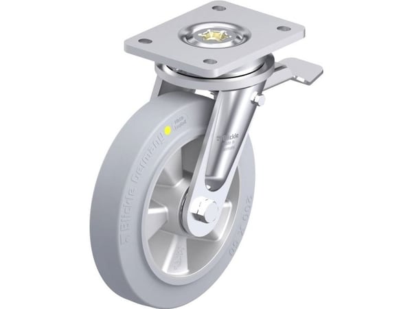 Blickle 936124 LO-ALEV 200K-ST-SG-AS Raskaan sarjan kääntyvä pyörä Pyörän halkaisija: 200 mm Kantavuus (max.): 450 kg 1 kpl