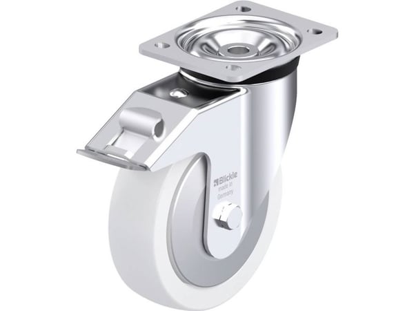 Blickle 750535 LK-SPO 175G-FI-FA styrrulle i stål, hjuldiameter: 175 mm, bärförmåga (max): 600 kg, 1 st