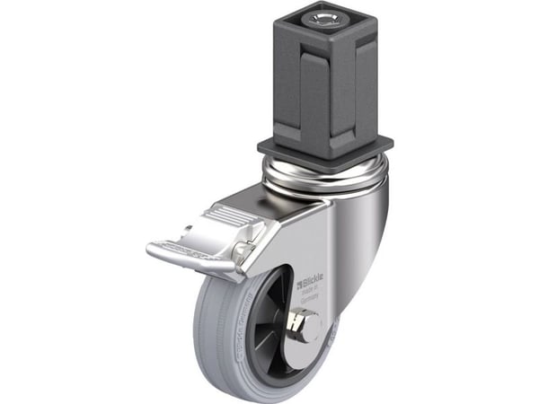 Blickle 925055 LKRXA-VPA 80G-11-FI-EXV18 Kääntyvä laitepyörä ruostumatonta terästä Pyörän halkaisija: 80 mm Kantavuus (max.): 80 kg 1 kpl