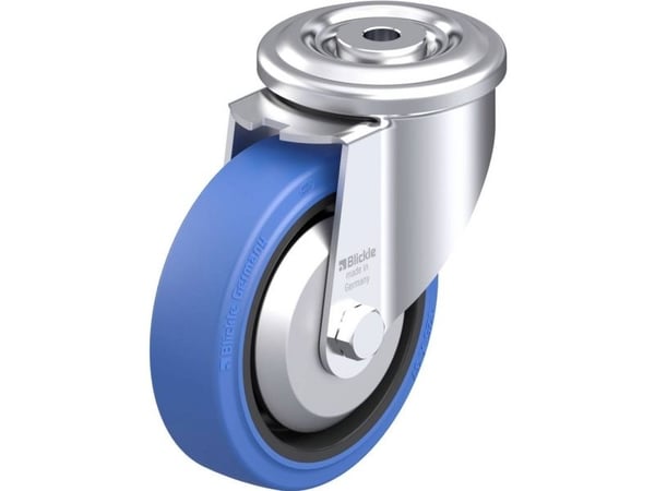 Blickle 851524 LKR-POEV 125XR-SB-FA Teräksinen kääntöpyörä Pyörän halkaisija: 125 mm Kantavuus (max.): 250 kg 1 kpl