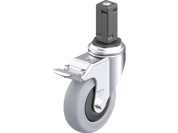 Blickle 952345 LKRA-POES 102KF-11-FI-SG-EV14 Kodinkonepyörä Pyörän halkaisija: 100 mm Kantavuus (max.): 120 kg 1 kpl