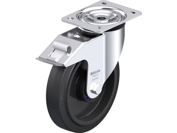 Blickle 850751 L-POEV 200XKA-FI Ohjauspyörä terästä Pyörän halkaisija: 200 mm Kantavuus (max.): 400 kg 1 kpl