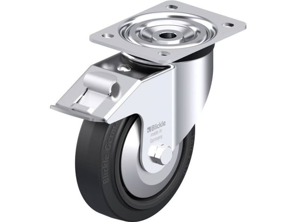 Blickle 850613 L-POEV 160XR-FI-FA styrehjul i stål - hjuldiameter 160 mm - bæreevne (maks.) 400 kg - 1 stk