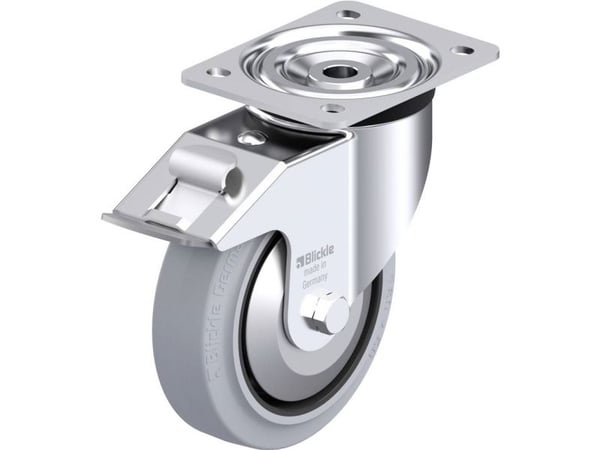 Blickle 749361 L-POEV 160KAD-FI-SG-FA Teräksiset kääntyvät pyörät Pyörän halkaisija: 160 mm Kantavuus (max): 400 kg 1 kpl 1 kpl