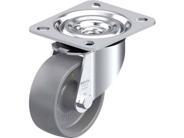 Blickle 936913 L-PO 80G-ELS styrehjul i stål, hjuldiameter 80 mm, bæreevne (maks.) 220 kg (1 stk)