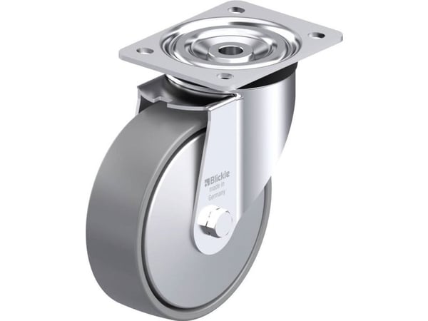 Blickle 946870 L-PO 160K-ELS-FA styrhjul i stål hjuldiameter 160 mm bärförmåga (max) 400 kg