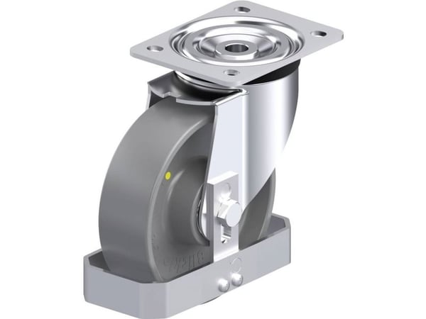Blickle 879548 styrehjul i stål L-PO 160K-ELS-FS (hjuldiameter: 160 mm) (bæreevne maks.: 400 kg) 1 stk