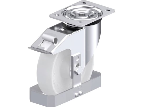 Blickle 879928 L-PO 175R-FI-FS styrehjul i stål, hjuldiameter 175 mm, maks. 400 kg, 1 stk