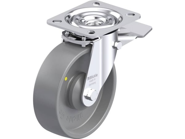 Blickle 936911 L-PO 125KA-ST-ELS Teräksinen kääntöpyörä Pyörän halkaisija: 125 mm Kantavuus (max.): 250 kg 1 kpl