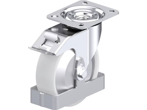 Blickle 939713 L-PO 125R-FI-FA-FS Teräksinen kääntöpyörä Pyörän halkaisija: 125 mm Kantavuus (max.): 250 kg 1 kpl