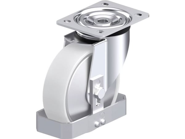 Blickle 933010 L-PO 160G-FA-FS Teräksinen kääntöpyörä Pyörän halkaisija: 160 mm Kantavuus (max.): 400 kg 1 kpl