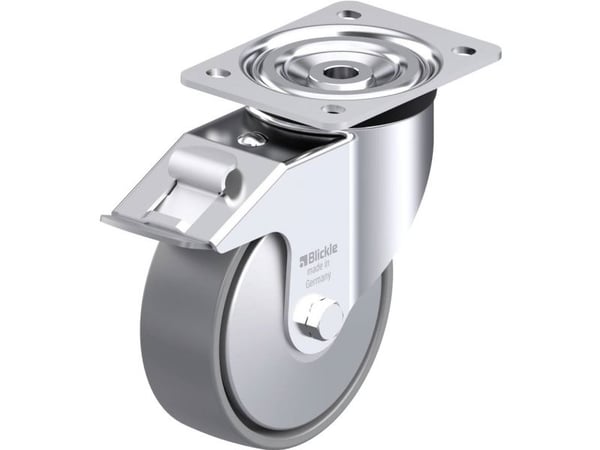 Blickle 946856 L-PO 150K-FI-ELS-FA Teräksinen kääntöpyörä Pyörän halkaisija: 150 mm Kantavuus (max.): 400 kg 1 kpl