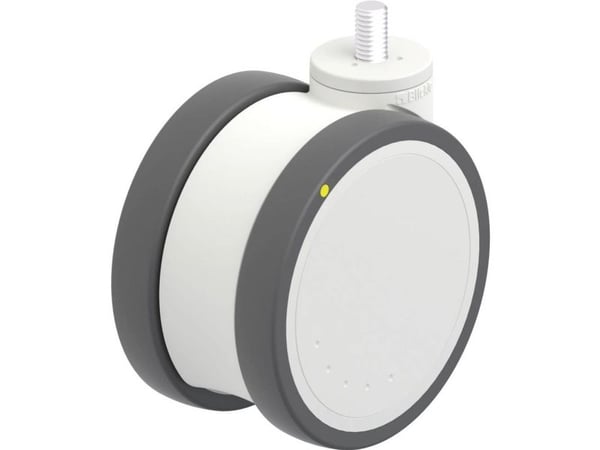 Blickle 882685 LKD-PATH 125K-ELS-GS12 dubbla hjul i plast, hjuldiameter: 125 mm, bärförmåga (max.): 125 kg – 1 st