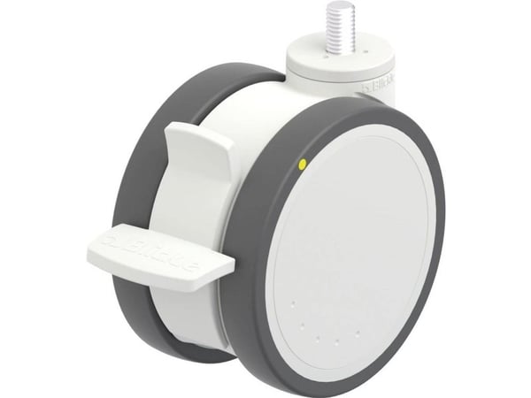 Blickle 882686 LKD-PATH 125K-FI-ELS-GS12 Muovinen kaksoispyörä Pyörän halkaisija: 125 mm Kantavuus (max.): 125 kg 1 kpl