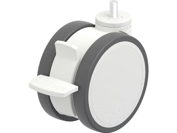 Blickle 872839 LKD-PATH 125K-FI-GS10 Muovinen kaksoispyörä Pyörän halkaisija: 125 mm Kantavuus (max.): 125 kg 1 kpl