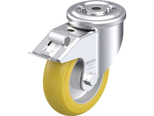 Blickle 879540 LKR-ALTH 125K-FI-CO styrhjul i stål - hjuldiameter 125 mm, bärförmåga (max) 350 kg - 1 st