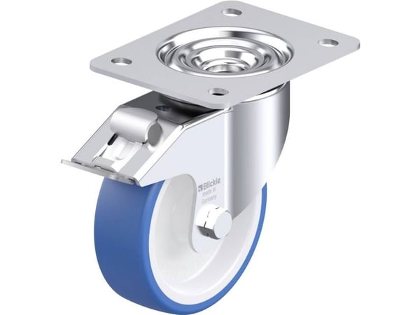 Blickle 936382 LK-POTHS 125G-3-FI Teräksiset kääntyvät pyörät Pyörän halkaisija: 125 mm Kantavuus (max): 275 kg 1 kpl 1 kpl