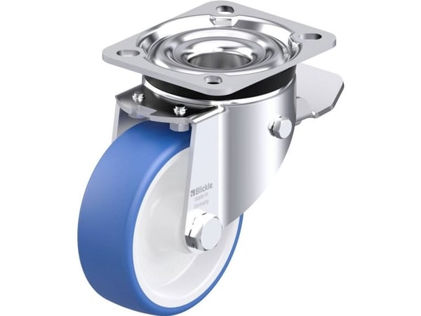 Blickle 936322 LK-POTHS 100G-1-ST styrehjul i stål, hjuldiameter 100 mm, bæreevne (maks.) 200 kg, 1 stk