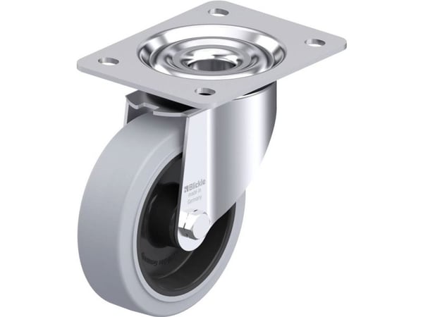 Blickle 851140 LK-POEV 125XR-3-SG Teräksinen kääntöpyörä Pyörän halkaisija: 125 mm Kantavuus (max.): 250 kg 1 kpl