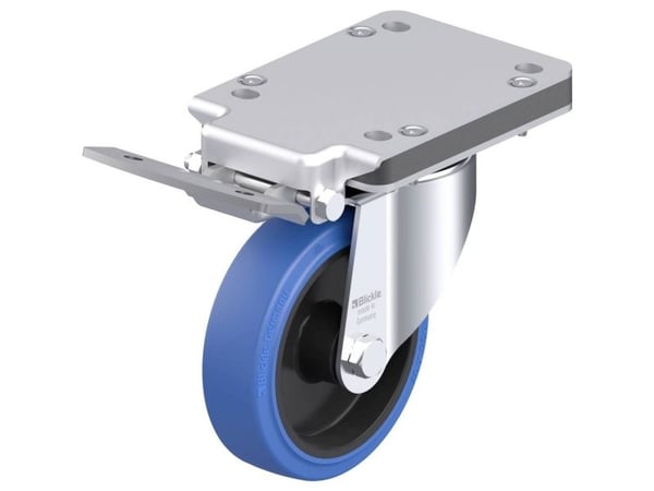 Blickle 851127 LK-POEV 125XR-3-IS-SB Teräksinen kääntöpyörä Pyörän halkaisija: 125 mm Kantavuus (max.): 250 kg 1 kpl