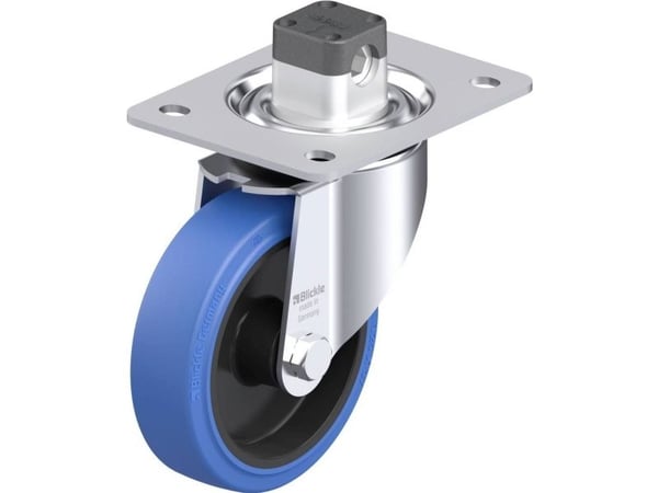 Blickle 851133 LK-POEV 125XR-3-CS11-SB styrhjul i stål (hjuldiameter 125 mm) bärförmåga max 250 kg, 1 st