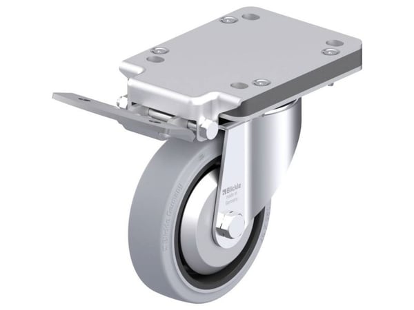 Blickle 851186 LK-POEV 125KA-3-IS-SG-FA Ohjauspyörä terästä Pyörän halkaisija: 125 mm Kantavuus (max.): 250 kg 1 kpl