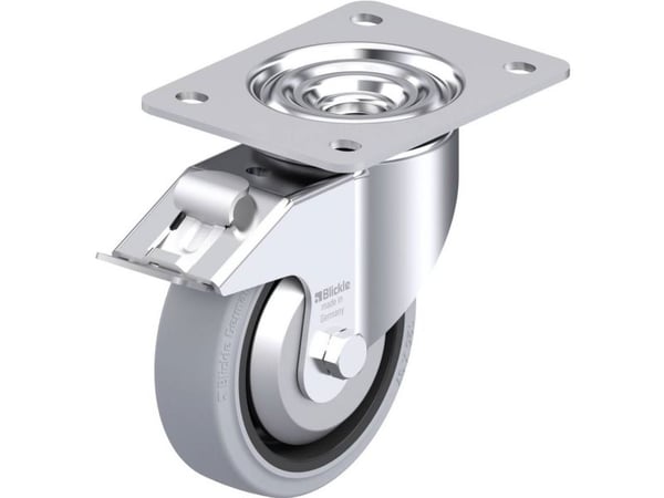 Blickle 750346 LK-POEV 125KA-3-FI-SG-FA styrehjul i stål 125 mm, 250 kg (maks.) 1 stk