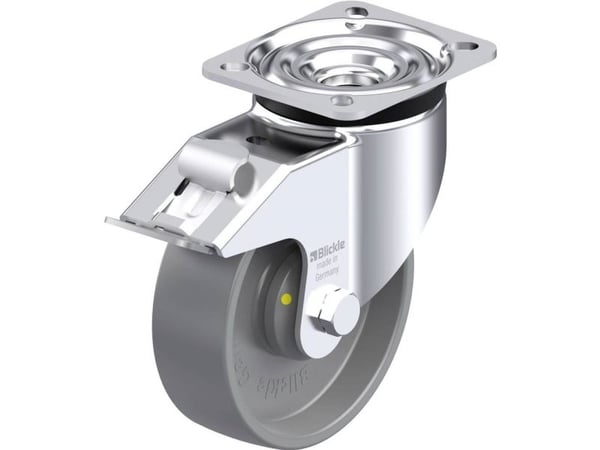 Blickle 884383 LK-PO 125KA-1-FI-ELS styrehjul i stål hjuldiameter 125 mm bæreevne (maks.) 300 kg 1 stk