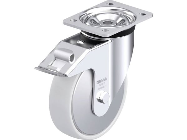 Blickle 750279 LK-PO 175K-FI-FA Teräksiset kääntyvät pyörät Pyörän halkaisija: 175 mm Kantavuus (max): 500 kg 1 kpl 1 kpl