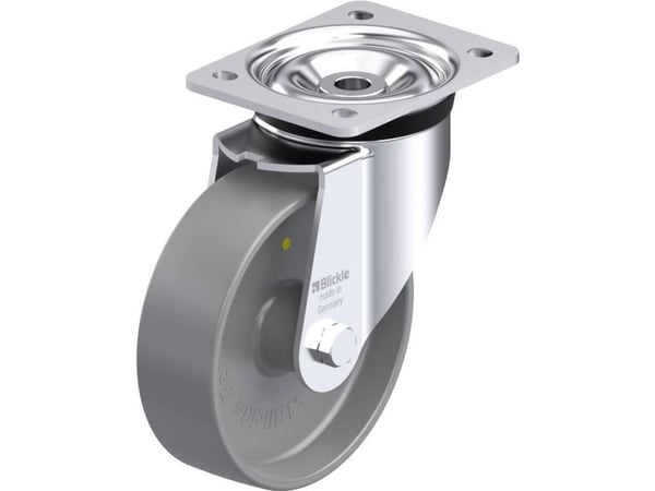 Blickle 936950 LK-PO 160G-ELS Teräksinen kääntöpyörä Pyörän halkaisija: 160 mm Kantavuus (max.): 450 kg 1 kpl