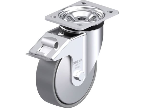 Blickle 946813 LK-PO 160K-FI-ELS-FA Teräksinen kääntöpyörä Pyörän halkaisija: 160 mm Kantavuus (max.): 450 kg 1 kpl