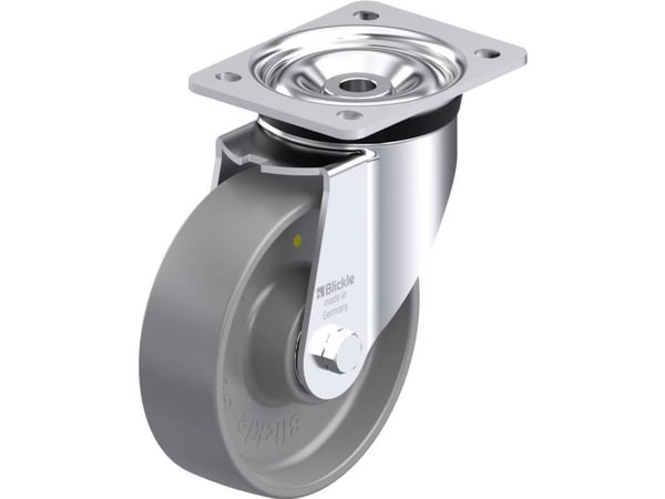 Blickle 745481 LK-PO 160K-ELS styrehjul i stål, hjuldiameter 160 mm, bæreevne (maks.) 450 kg, 1 stk