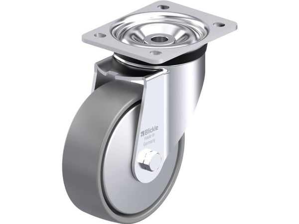 Blickle 946802 LK-PO 150G-ELS-FA styrehjul i stål, hjuldiameter 150 mm, bæreevne maks. 400 kg (1 stk.)
