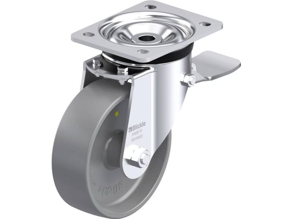 Blickle 936948 LK-PO 150G-ST-ELS styrehjul i stål 150 mm, 400 kg (1 stk.)