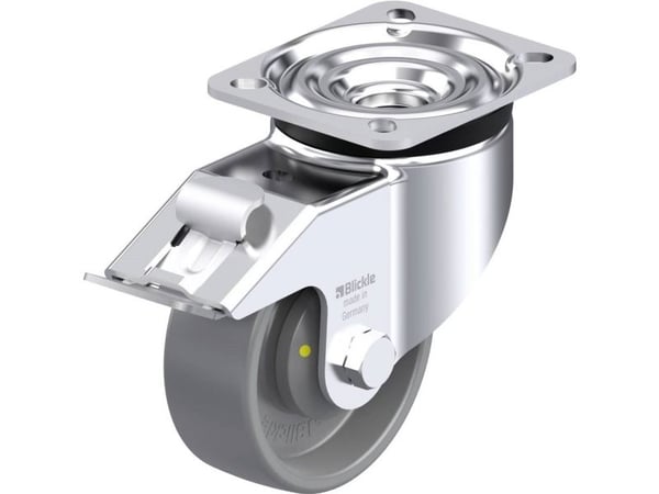 Blickle 925056 LK-PO 100KA-1-FI-ELS Teräksiset kääntyvät pyörät Pyörän halkaisija: 100 mm Kantavuus (max): 280 kg 1 kpl 1 kpl