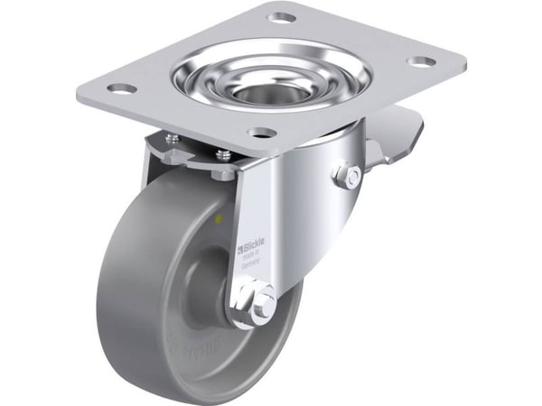 Blickle 905631 LK-PO 100G-3-ST-ELS Teräksinen kääntöpyörä Pyörän halkaisija: 100 mm Kantavuus (max.): 280 kg 1 kpl