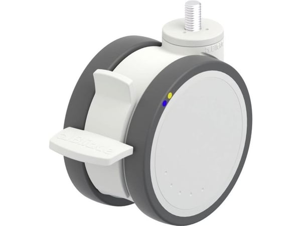 Blickle 908763 LKDX-PATH 125XK-FI-ELS-GSX12 dubbla hjul i plast 125 mm 125 kg