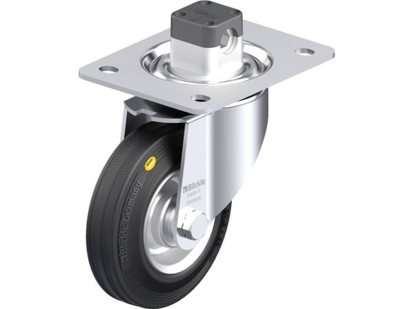 Blickle 850028 LK-RD 125R-3-CS11 Teräksinen kääntöpyörä Pyörän halkaisija: 125 mm Kantavuus (max.): 120 kg 1 kpl.