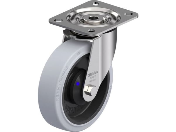 Blickle 945830 LX-POEV 125XKA-SG Ohjauspyörä ruostumatonta terästä Pyörän halkaisija: 125 mm Kantavuus (max.): 250 kg 1 kpl