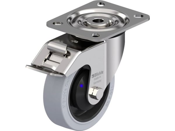 Blickle styrrulle 945826 LX-POEV 100XKA-FI-SG rostfritt stål, hjul Ø100 mm, bärförmåga (max) 200 kg 1 st