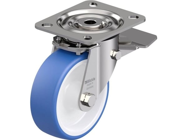 Blickle 937253 LX-POTHS 100G-ST Ohjauspyörä ruostumatonta terästä Pyörän halkaisija: 100 mm Kantavuus (max.): 200 kg 1 kpl
