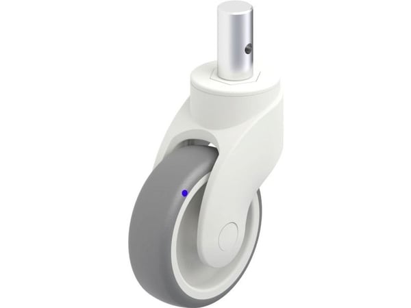 Blickle 752197 LWKX-TPA 101G-ZAX55 styrehjul i plast, hjuldiameter 100 mm, bæreevne (maks.) 100 kg, 1 stk