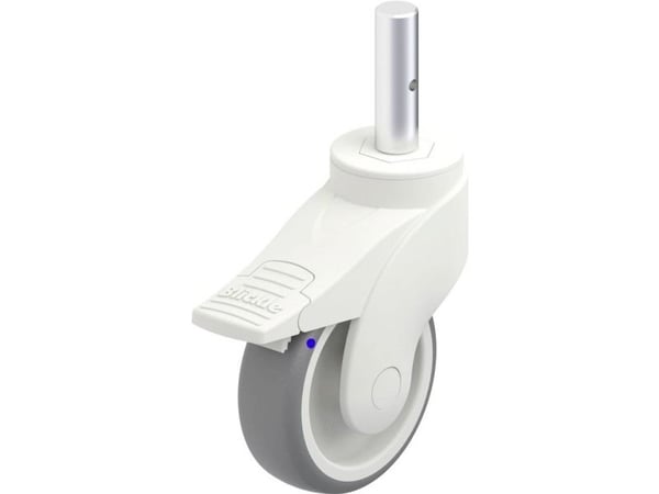 Blickle 745484 LWKX-TPA 101G-FI-ZAX51 styrehjul i plast, hjuldiameter 100 mm, bæreevne (maks.) 100 kg, 1 stk
