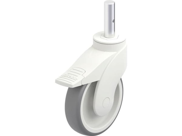 Blickle 747913 LWK-TPA 126G-FI-ZA51 styrehjul i plast, hjuldiameter 125 mm, bæreevne (maks.) 110 kg, 1 stk