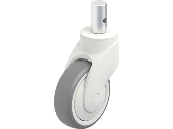 Blickle 744743 LWK-TPA 101KF-ZA55 styrehjul i plast, hjuldiameter 100 mm, bæreevne (maks.) 100 kg, 1 stk