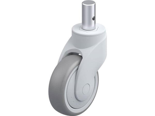 Blickle 744795 LWG-TPA 101KF-ZA55 styrehjul i plast, hjuldiameter 100 mm, bæreevne maks. 100 kg (1 stk)