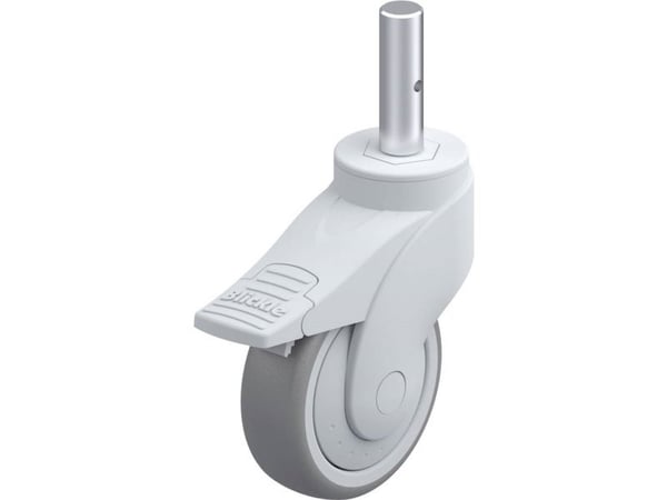Blickle 751325 LWG-TPA 101KF-FI-ZA51 styrehjul i plast, hjuldiameter 100 mm, lasteevne (maks) 100 kg 1 stk