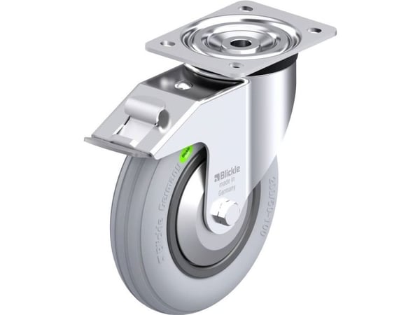 Blickle 849952 L-VWPP 200G-FI-SG-FA styrehjul i stål, hjuldiameter 200 mm, bæreevne (maks.) 100 kg, 1 stk