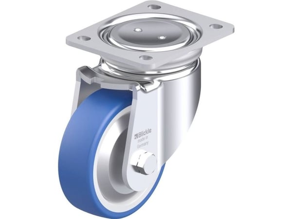 Blickle 938079 LUH-POTHS 125K-FA Teräksinen kääntöpyörä Pyörän halkaisija: 125 mm Kantavuus (max.): 275 kg 1 kpl