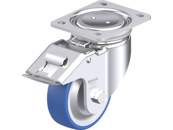 Blickle styrehjul i stål 938081 LUH-POTHS 125K-FI-FA, hjuldiameter 125 mm, bæreevne (maks.) 275 kg, 1 stk